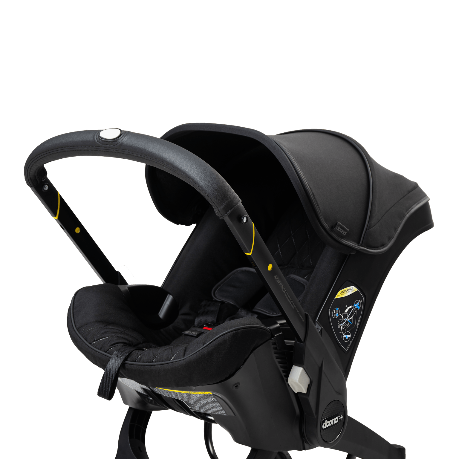 Doona+ Infant Car Seat & Stroller - Midnight - Traveling Tikes 