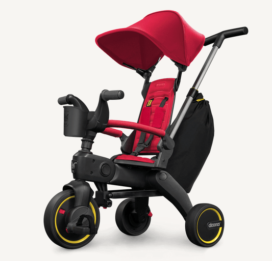 Doona Liki Trike S3 - Flame Red - Traveling Tikes 