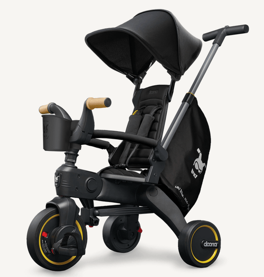 Doona Liki Trike S5 - Nitro Black - Traveling Tikes 