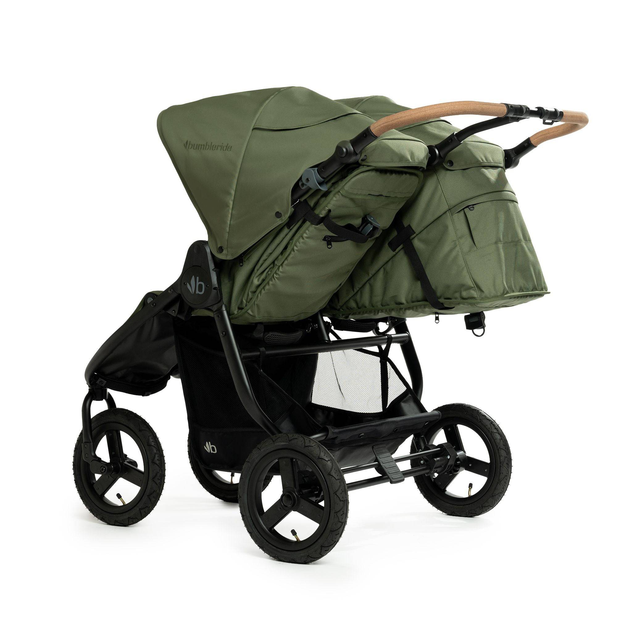 Bumbleride Indie Twin Stroller Olive Traveling Tikes