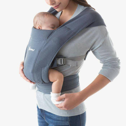 Ergobaby Embrace Cozy Newborn Carrier Oxford Blue - Traveling Tikes 