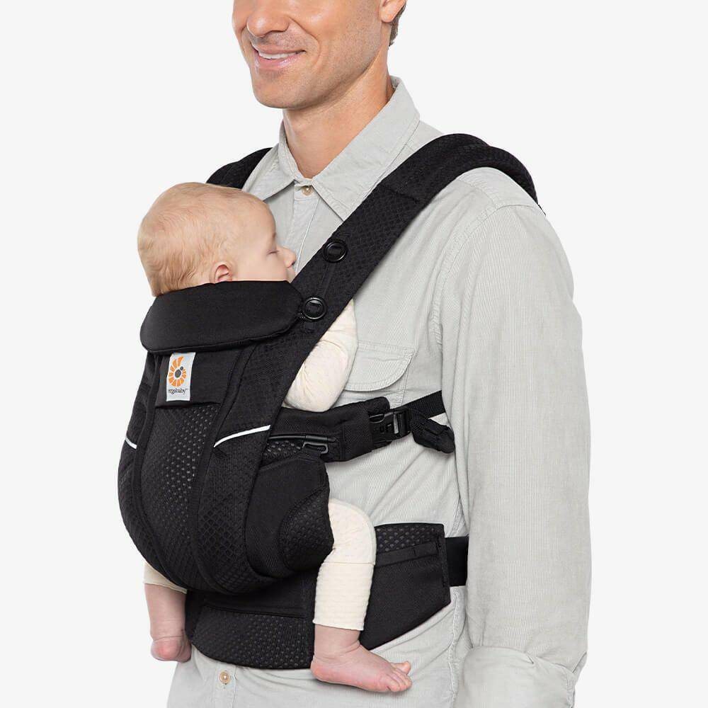 Ergobaby Omni Cool Air Mesh 360 Carrier - Onyx/Black - Traveling Tikes 