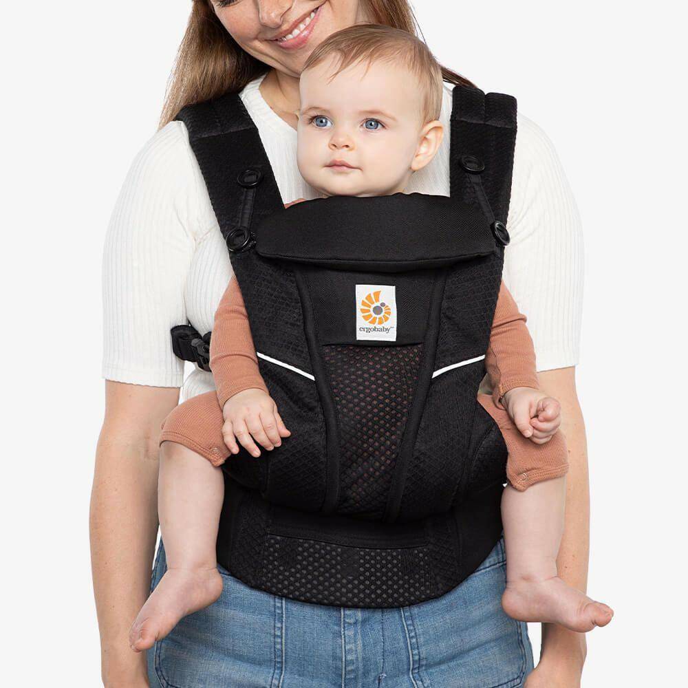 Ergobaby Omni Cool Air Mesh 360 Carrier - Onyx/Black - Traveling Tikes 