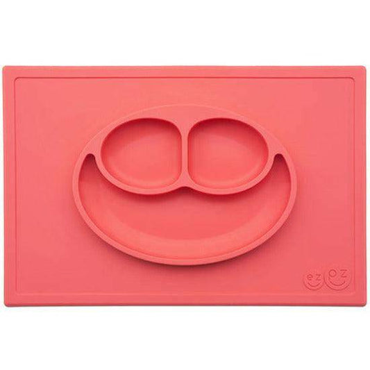 EZPZ Happy Mat Placemat & Plate - Coral EZPZ-5078