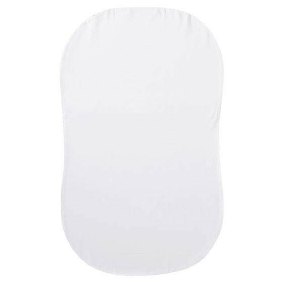 Halo Bassinest Swivel Sleeper Fitted Sheet 100% Cotton White - Traveling Tikes 