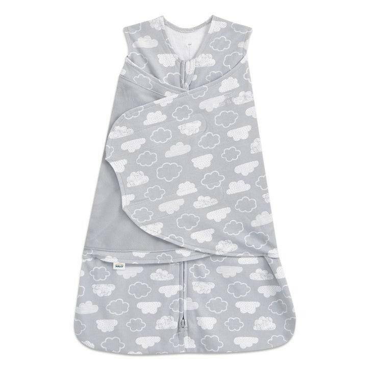 HALO SleepSack Swaddle Platinum - Clouds (Newborn) - Traveling Tikes 