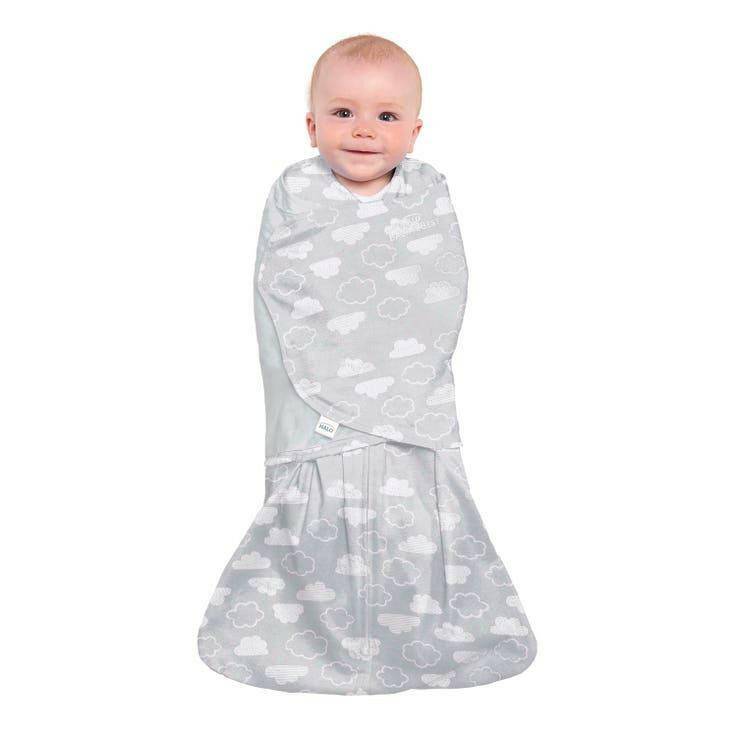 HALO SleepSack Swaddle Platinum - Clouds (Newborn) - Traveling Tikes 