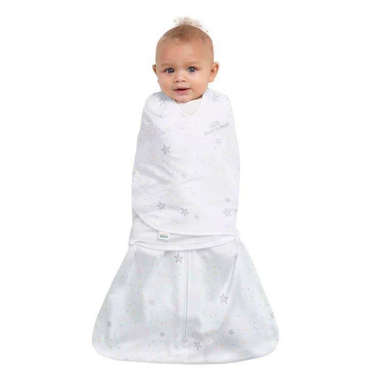 HALO SleepSack Swaddle Platinum - Stardust (Newborn) - Traveling Tikes 