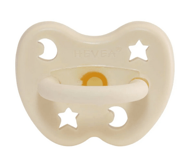 Hevea Pacifier 0-3M - Milky White - Traveling Tikes 