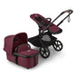 Bugaboo Kangaroo Complete - Black/Dark Cherry-Dark Cherry