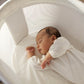 Baby Bjorn Baby Cradle Bundle with Fitted Sheet and Canopy - White