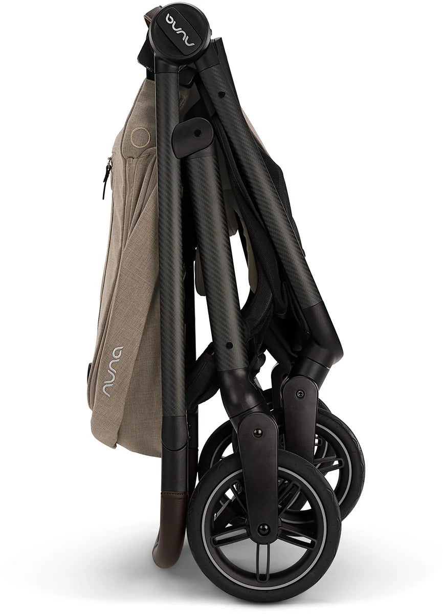 Nuna SWIV Stroller | 360° Swivel Wheels - Acorn