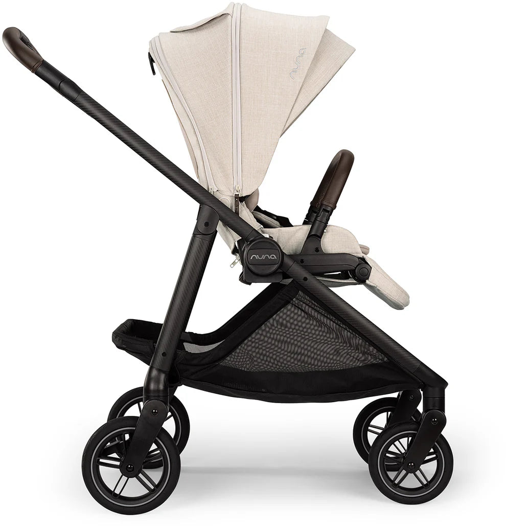 Nuna SWIV Stroller | 360° Swivel Wheels - Chai