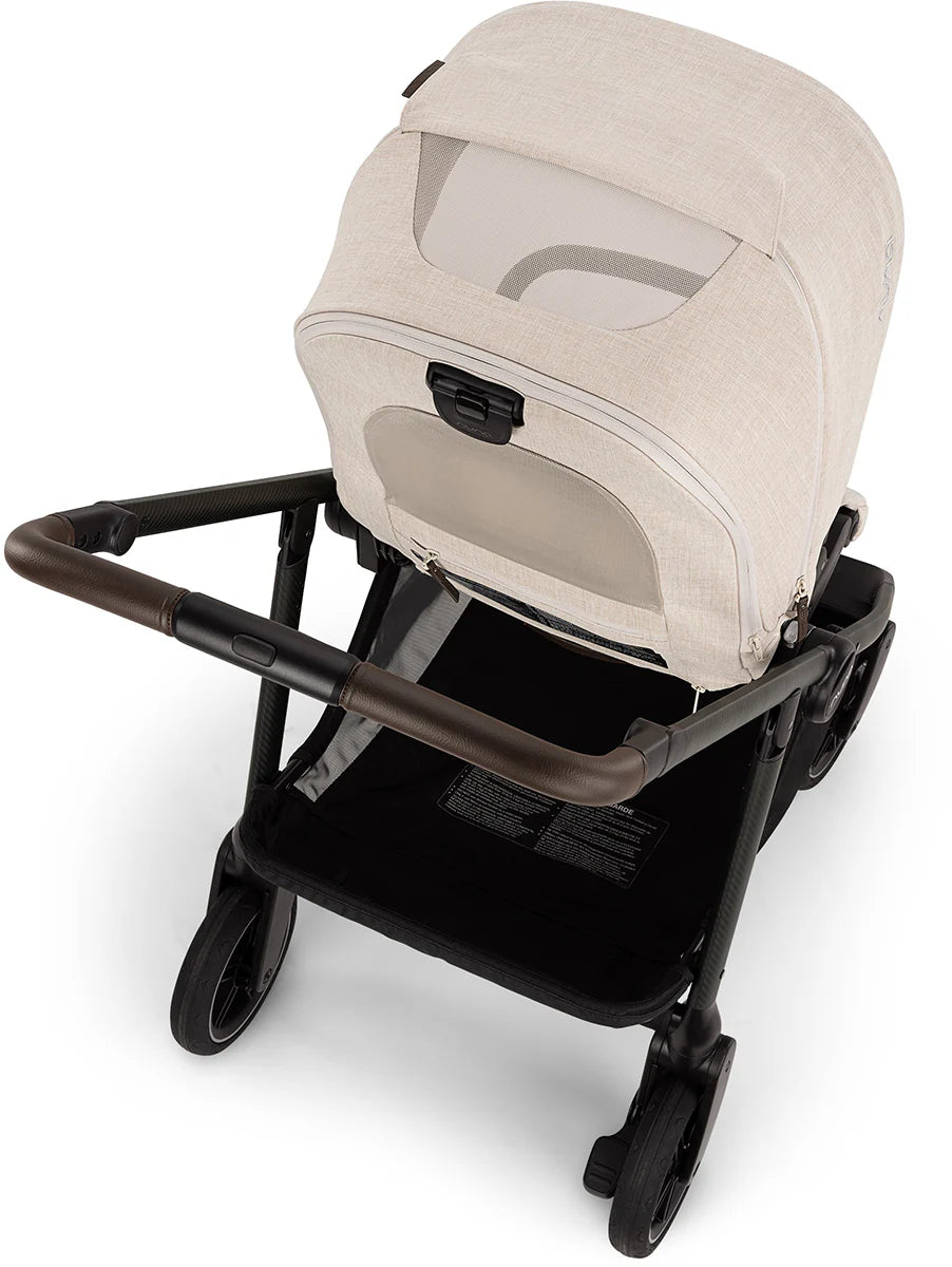 Nuna SWIV Stroller | 360° Swivel Wheels - Chai