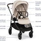 Nuna SWIV Stroller | 360° Swivel Wheels - Chai