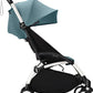 Stokke YOYO3 Ultra Compact 6+ Stroller (One Box) - White / Aqua