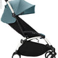 Stokke YOYO3 Ultra Compact 6+ Stroller (One Box) - White / Aqua