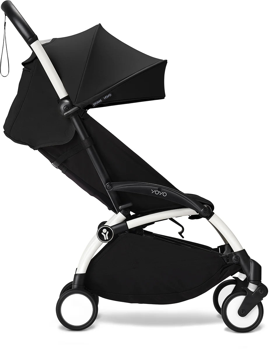 Stokke YOYO3 Ultra Compact 6+ Stroller (One Box) - White / Black