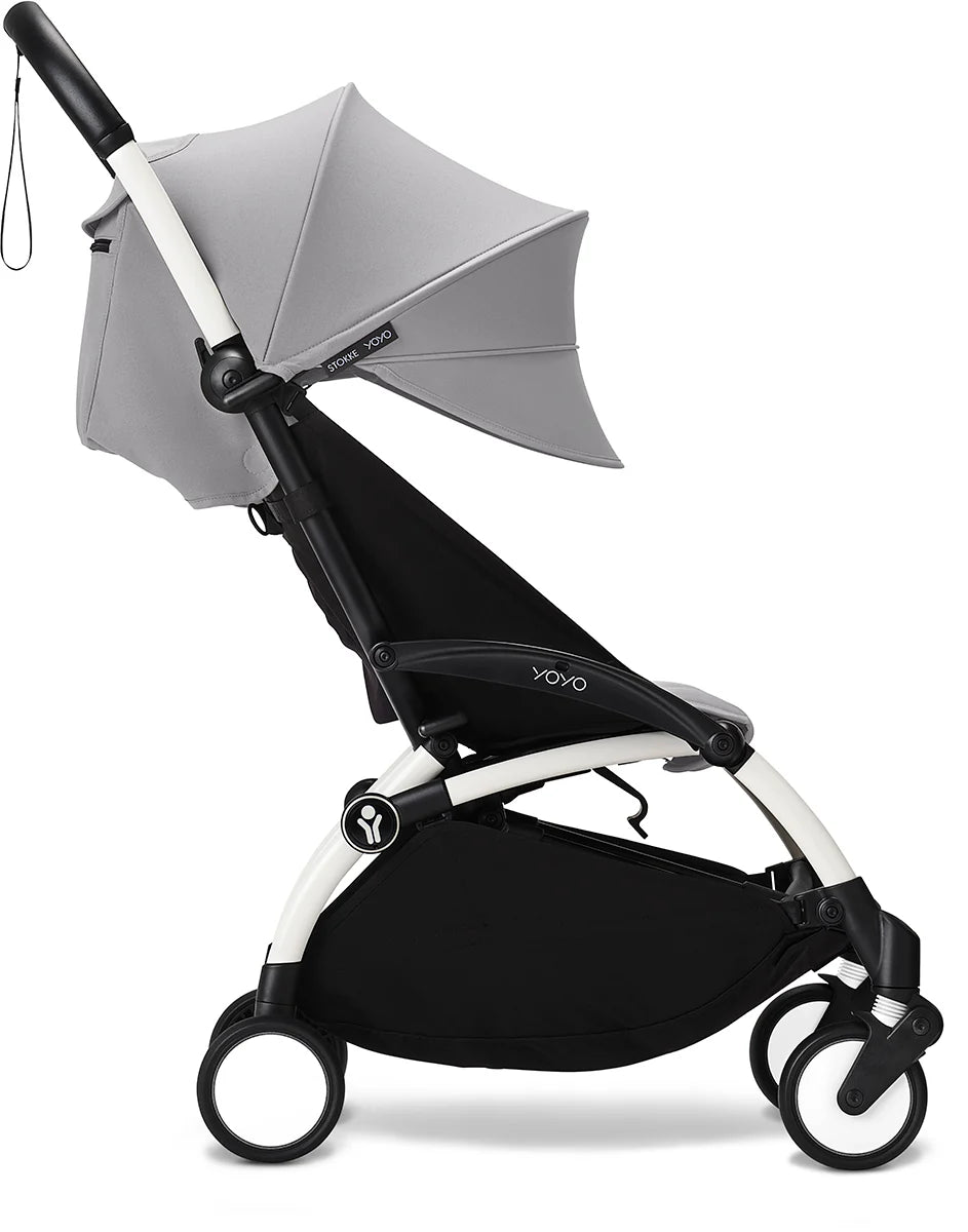 Stokke YOYO3 Ultra Compact 6+ Stroller (One Box) - White / Stone