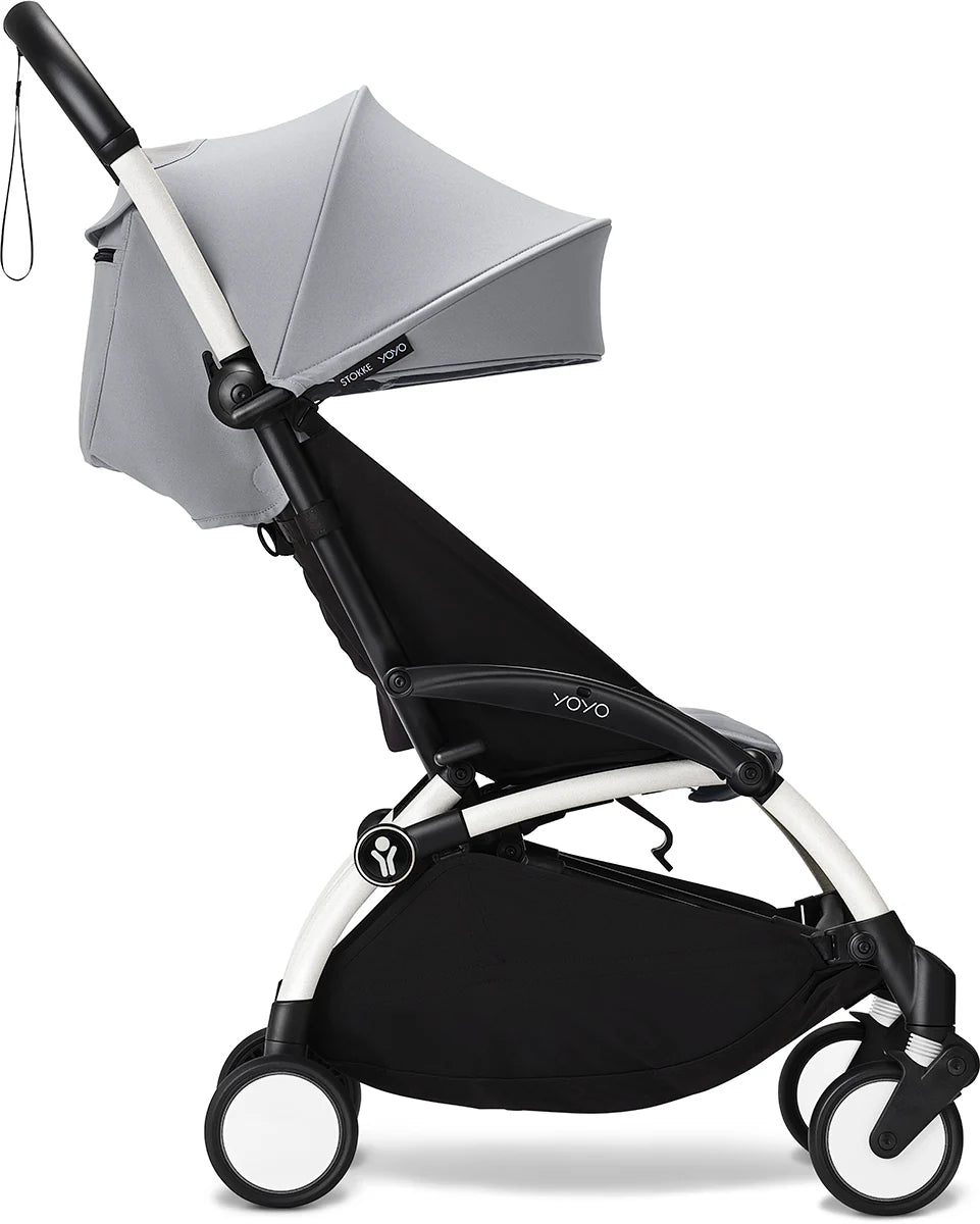 Stokke YOYO3 Ultra Compact 6+ Stroller (One Box) - White / Stone