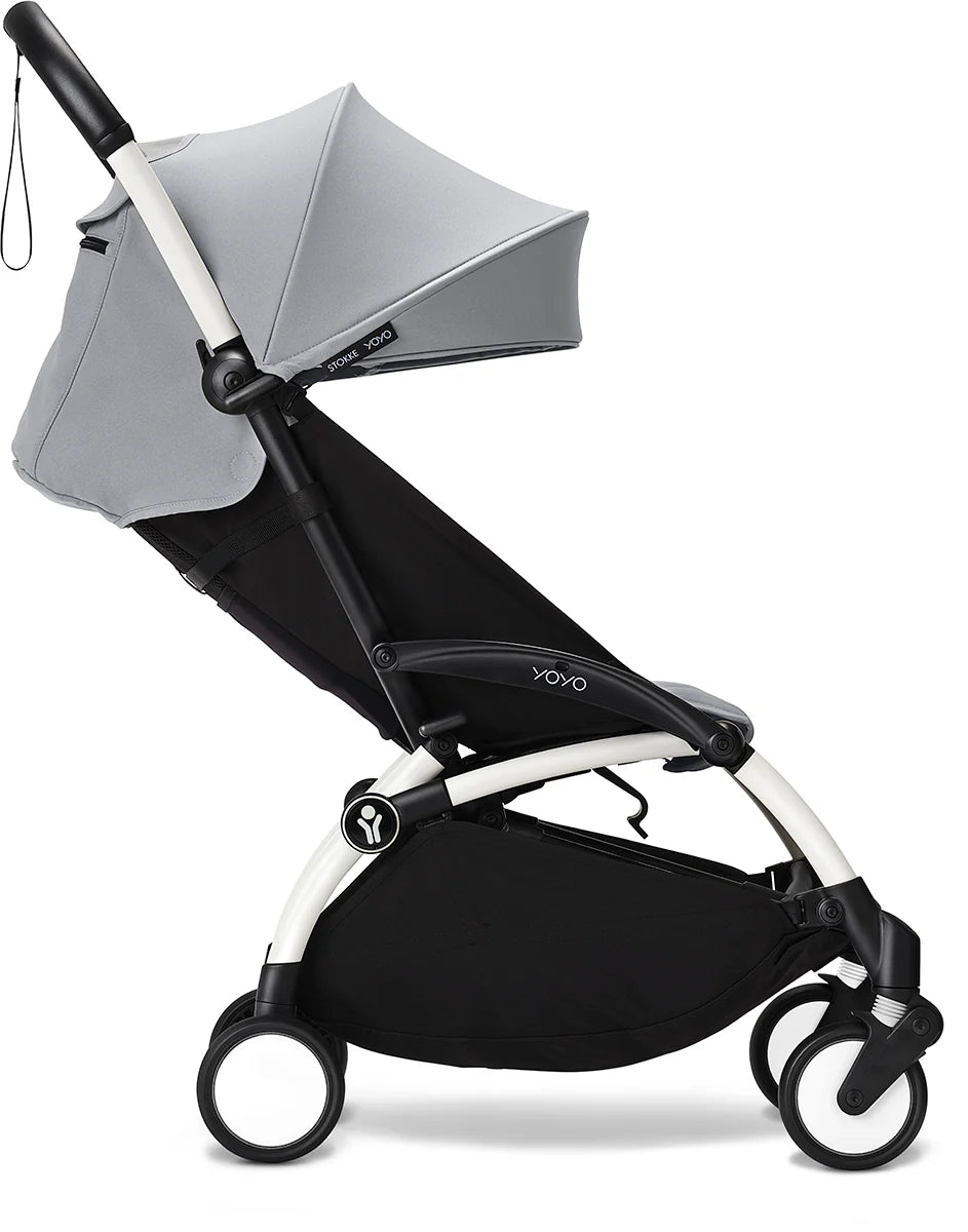 Stokke YOYO3 Ultra Compact 6+ Stroller (One Box) - White / Stone