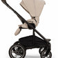 Nuna MIXX Next with Magnetic Buckle + PIPA Aire RX Travel System Bundle - Biscotti / Biscotti