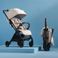 Silver Cross Jet 5 Ultra Compact Stroller - Almond White.