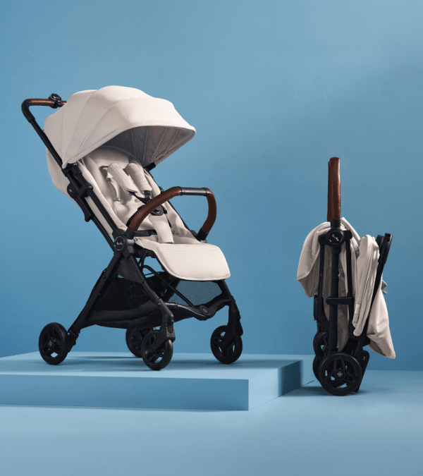 Silver Cross Jet 5 Ultra Compact Stroller - Almond White