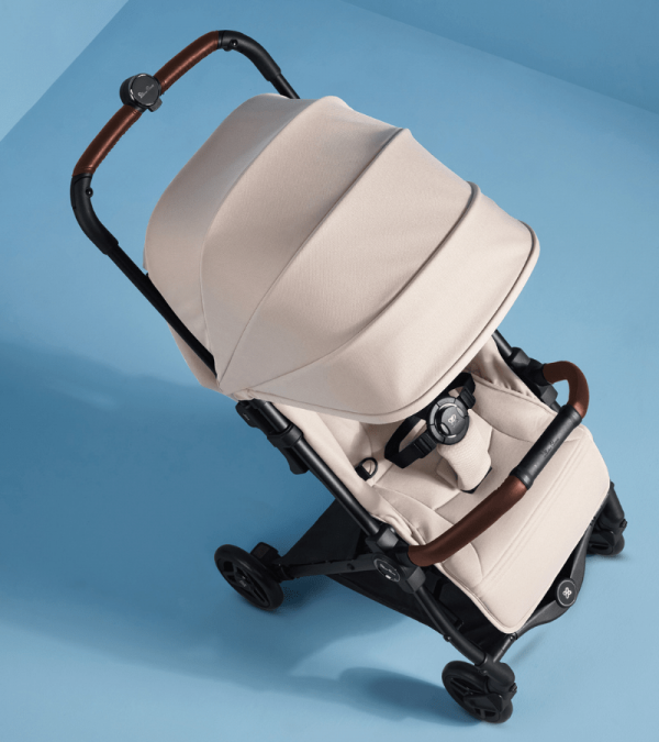 Silver Cross Jet 5 Ultra Compact Stroller - Almond White.