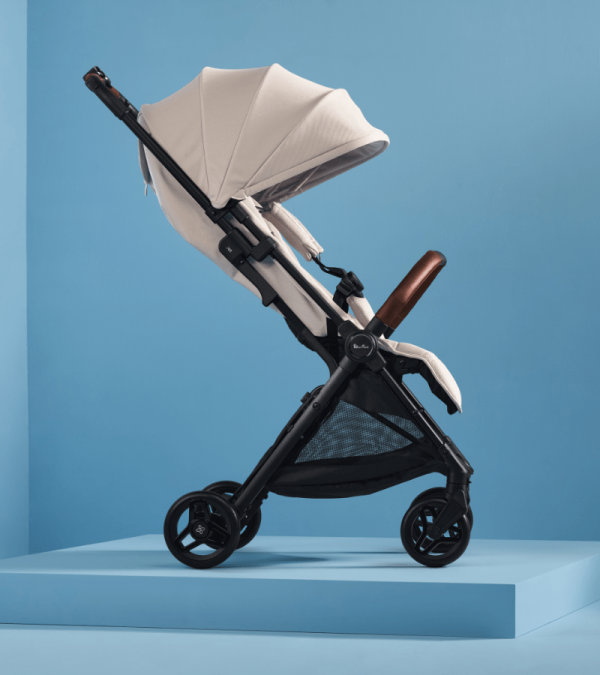 Silver Cross Jet 5 Ultra Compact Stroller - Almond White.