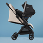 Silver Cross Jet 5 Ultra Compact Stroller - Almond White.