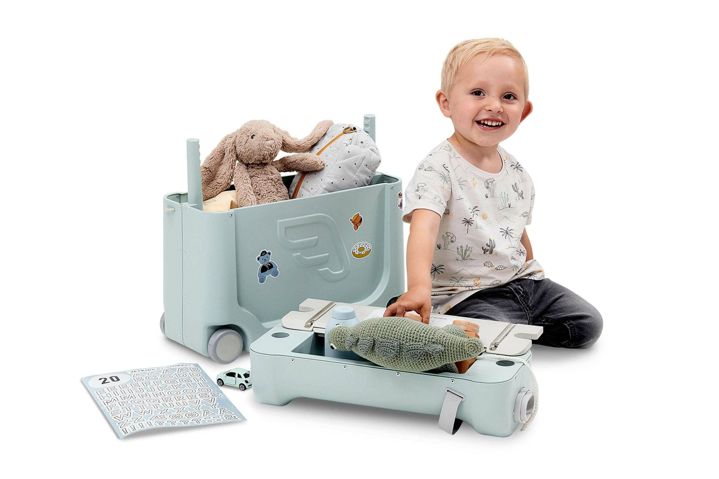 JetKids by Stokke BedBox V3 Travel Bundle - Green Aurora