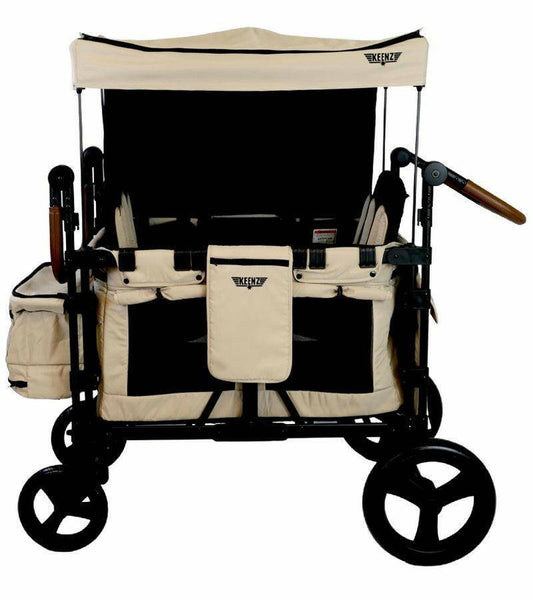 Keenz XC+ 2.0 (4 Seater) Stroller Wagon - Mocha - Traveling Tikes 