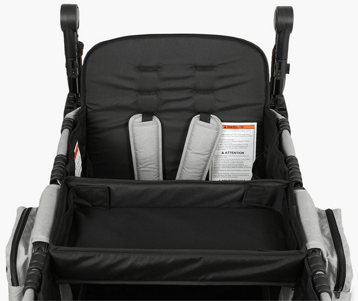 Keenz XC Luxury Comfort (2 Passenger) Stroller Wagon - Grey - Traveling Tikes 