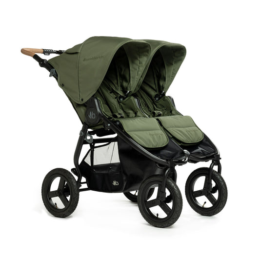 Bumbleride Indie Twin Double Stroller - Olive