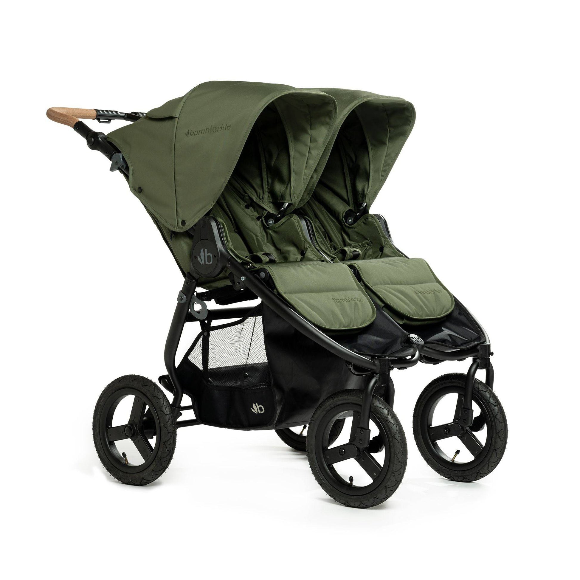 Bumbleride Indie Twin Double Stroller - Olive - Traveling Tikes 