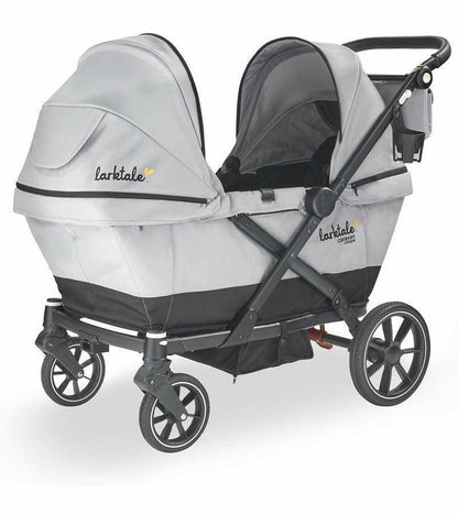 Larktale Caravan Coupe (2 Seater) Stroller Wagon - Gray/Black - Traveling Tikes 