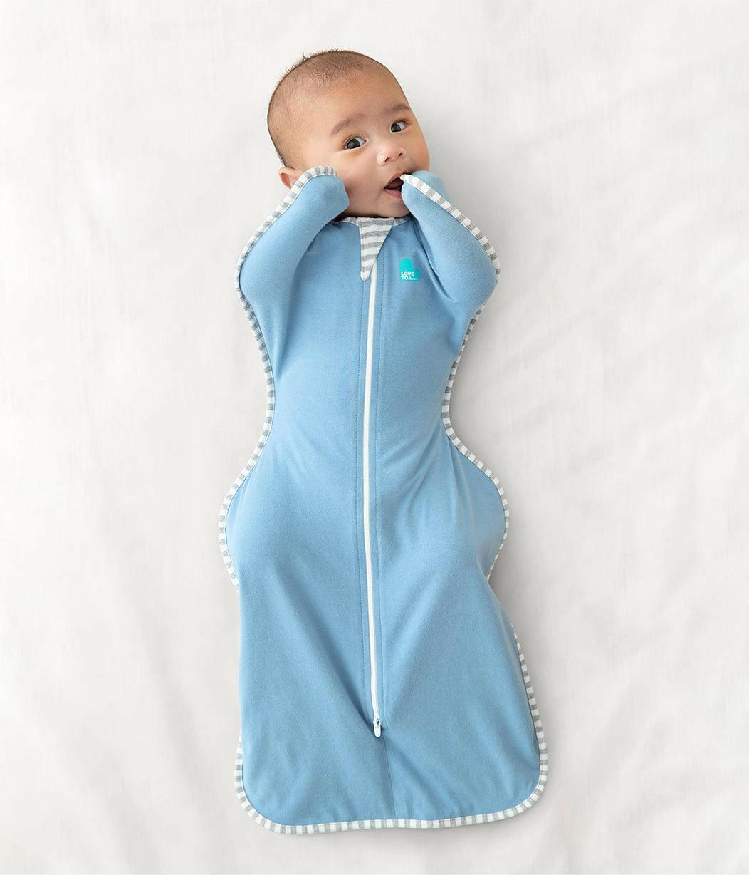 Love To Dream Swaddle UP Original, Small - Dusty Blue - Traveling Tikes 