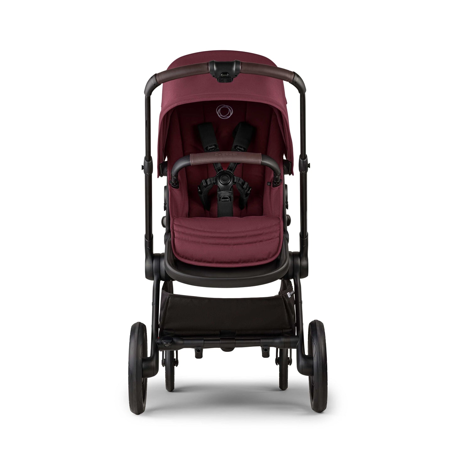 Bugaboo Kangaroo Complete - Black/Dark Cherry-Dark Cherry