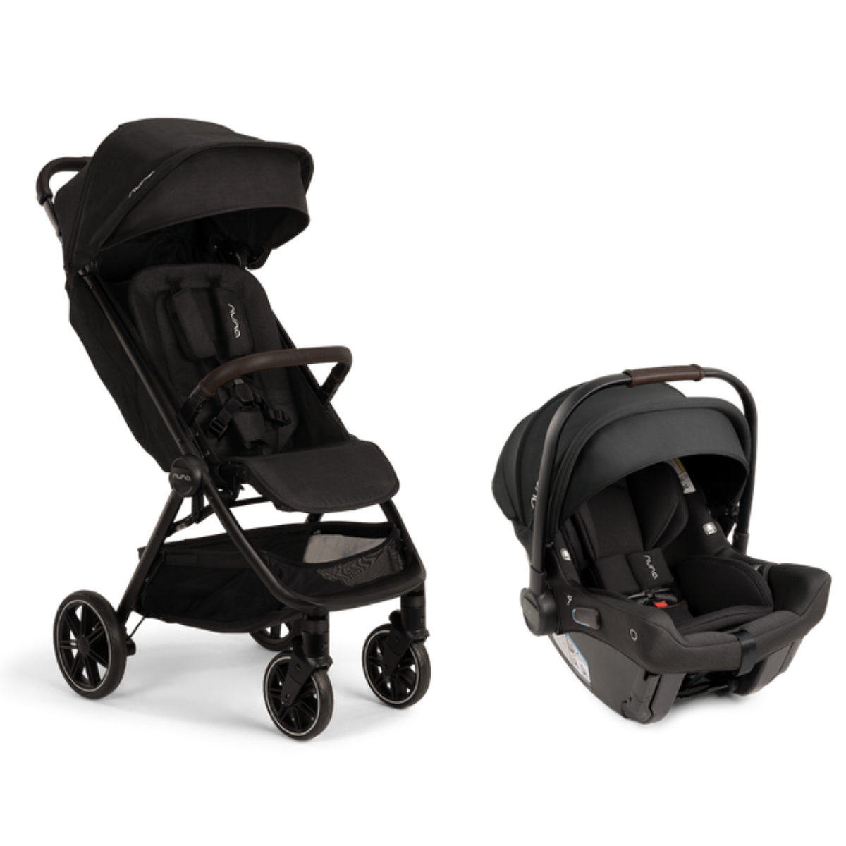 Nuna TRVL LX + PIPA urbn Travel System - Caviar/Chocolate TS18115602CCR