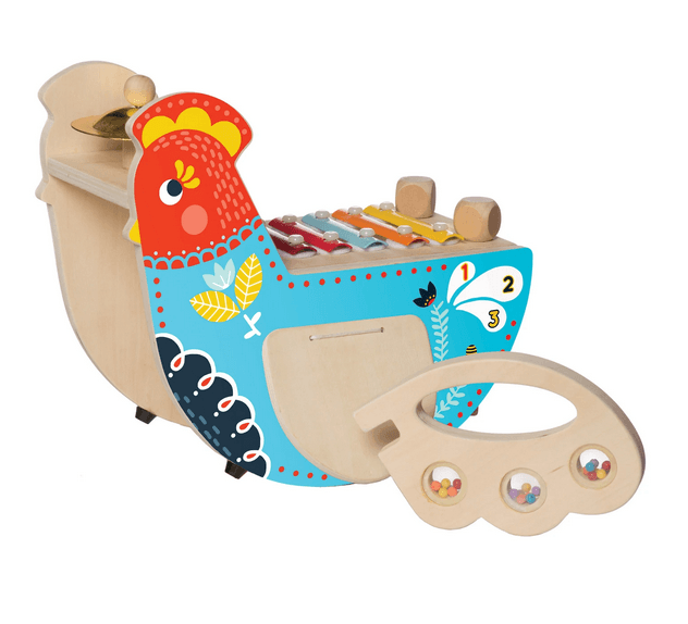 Manhattan Toy Musical Chicken - Traveling Tikes 