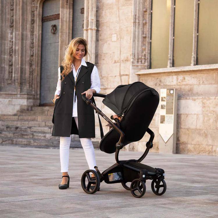 Mima Xari Max Stroller - Black/Black/Black - Traveling Tikes 