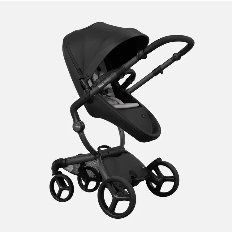 Mima Xari Max Stroller - Black/Black/Stone White - Traveling Tikes 