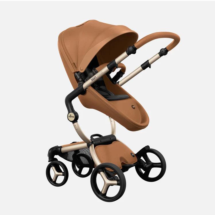 Mima Xari Max Stroller - Champagne/Camel/Black - Traveling Tikes 