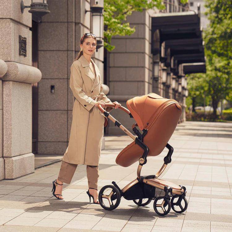 Mima Xari Max Stroller - Champagne/Camel/Black - Traveling Tikes 