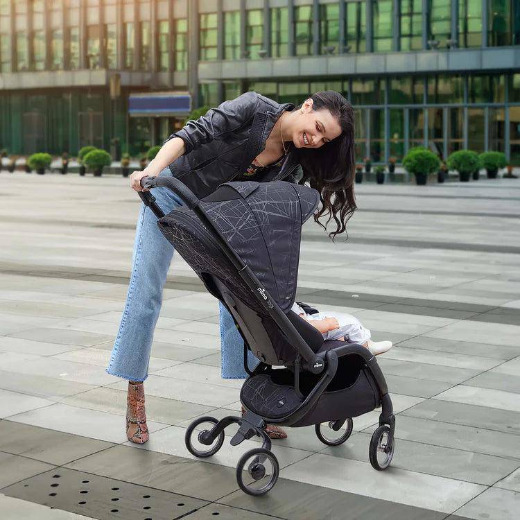 Mima Zigi Stroller - Ebony - Traveling Tikes 