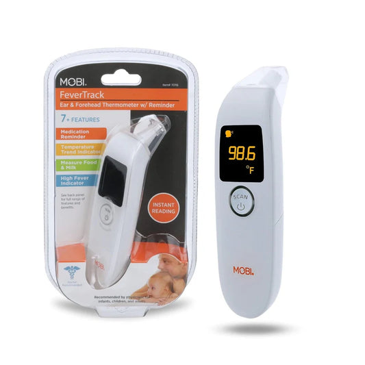 Mobi DualScan Ear & Forehead FeverTrack Thermometer Mobi Digital Non-Contact Thermometer