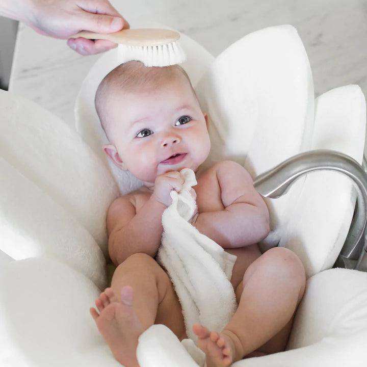 Natemia Wooden Baby Hair Brush Set With Natural Bristles