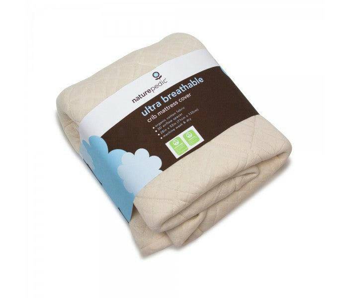 Naturepedic Breathable Ultra Crib Protector Pad Kit-  Natural - Traveling Tikes 