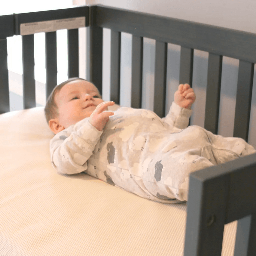 Naturepedic Organic Breathable Mini Crib Mattress White